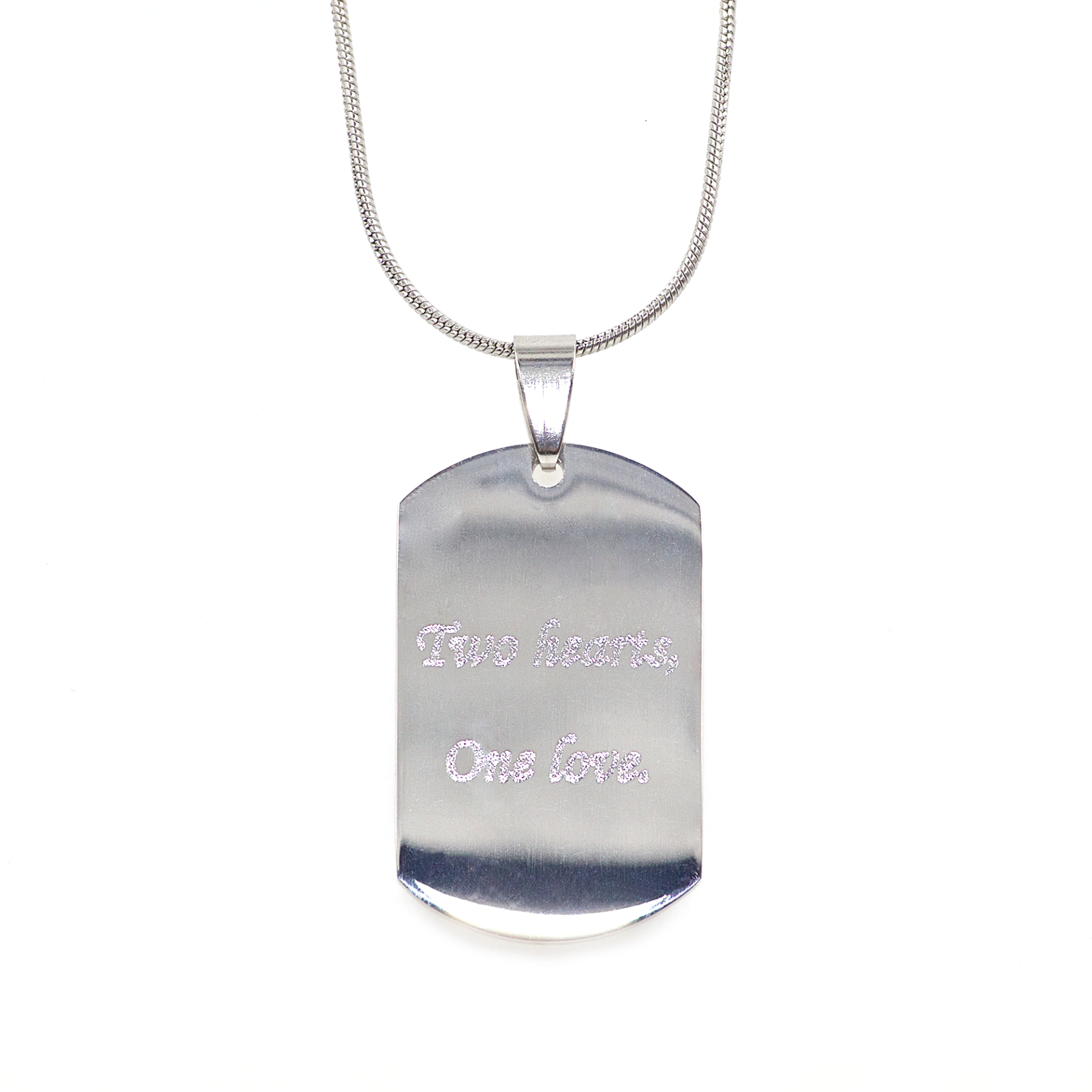 Mini Heartbeat Dog Tag with Voice or Heartbeat Soundwave! Stainless Steel Tags Engraved Near Me