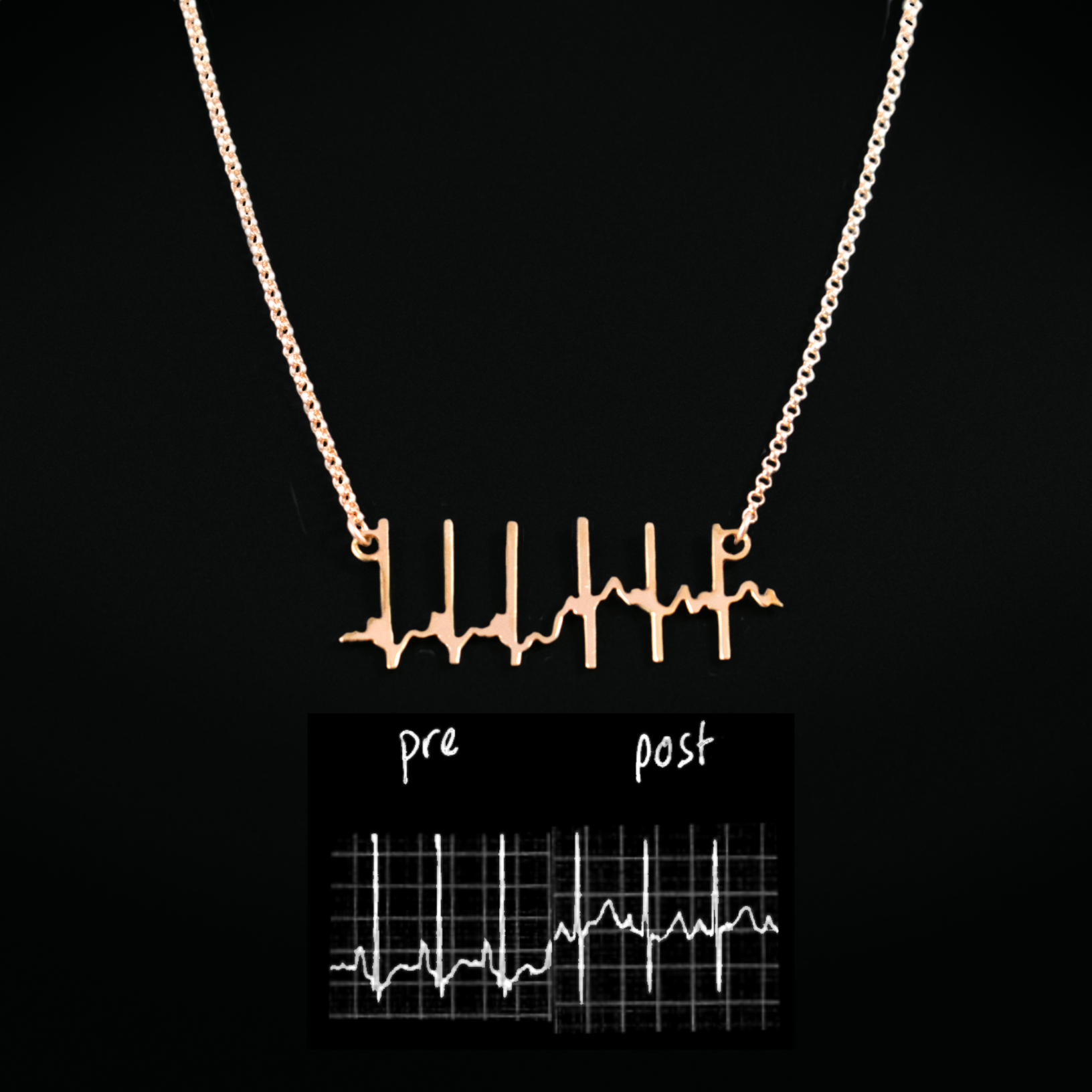 Heartbeat Jewelry Nurse Jewelry Heartbeat Pendant Nurse Necklace Silver Heartbeat Heartbeat Necklace Charm Jewelry EKG Necklace