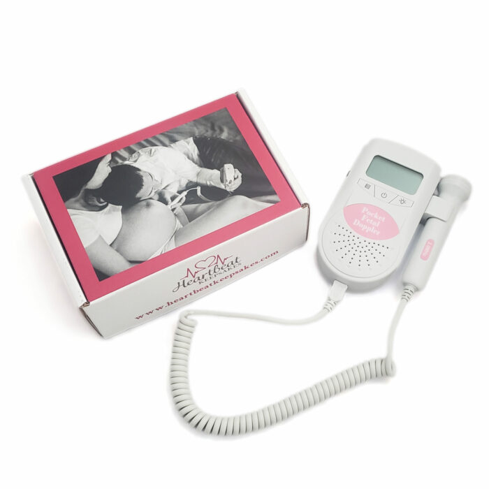 Capture any heartbeat with our hand-held fetal doppler. Low power and safe. Record baby's heartbeat and send it to us for your own custom jewelry!