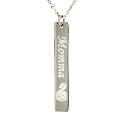 Our La Leche League Pendant Necklace supports LLI and the work they do around the world. Countless hours, long nights, and definitely some tears over spilled milk, but it is a beautiful journey of love. Cherish and celebrate that special bond between mother and child with our beautiful La Leche Pendant Necklace. Chain Length is 20″ (508mm). Pendant measures 1.25″ x .25″ (32mm x 6mm). Material is stainless steel (all components).